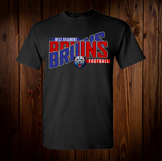 West Beaumont Bruins Wave Football Shirt